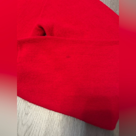 Lord Jeff Vintage 1970s Red Mens Cardigan Size Large - Picture 2 of 5